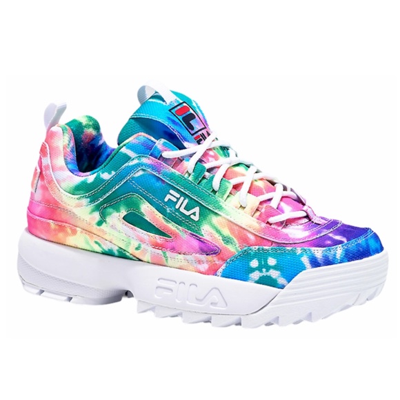 Fila | Shoes | Fila Disruptor Ii Tie Dye Platform Shoes Multicolor Womens  Size 8 Nib New | Poshmark